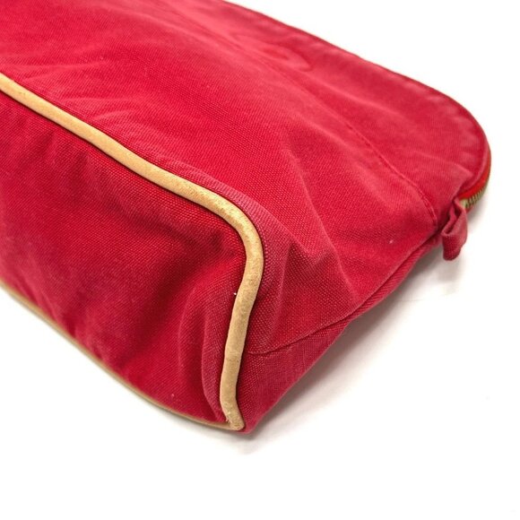 HERMES Bolide pouch 25 Pouch Canvas Red - Picture 10 of 13